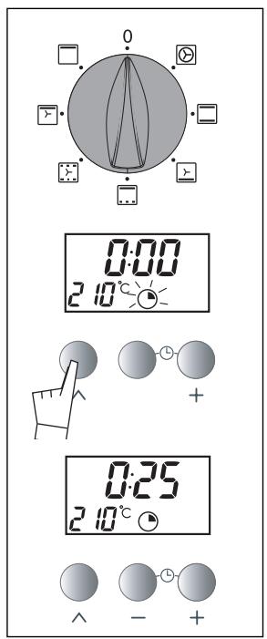 BRANDT FC422XN1 - After these three steps, the oven heats up: - 1