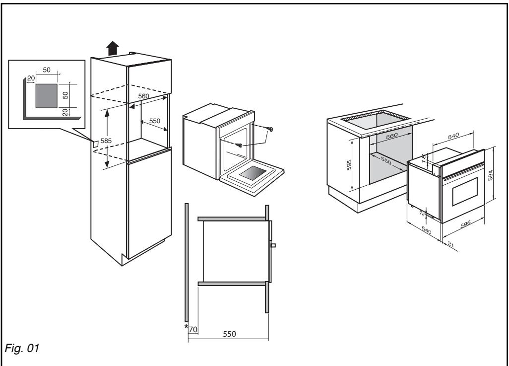BRANDT FC641M - Attention L'installation - 1