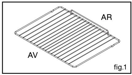BRANDT FC841XS1 - - Grille sécurité anti-basculement (fig.1) - 1