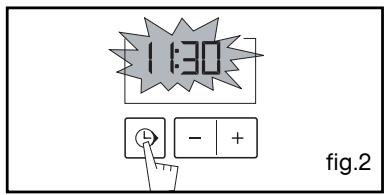 BRANDT FP562BB - • How to set the time - 4