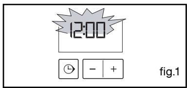 BRANDT FP562BB - • How to set the time - 1