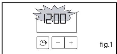 BRANDT FP562WW - How to set the time - 1