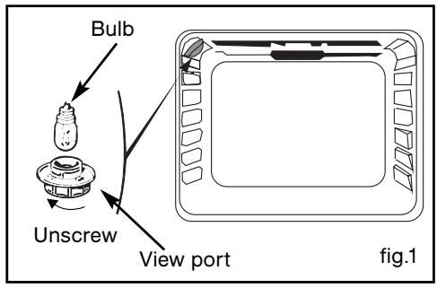 BRANDT FP667XS1 - CHANGING THE BULB - 1