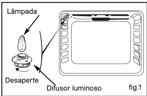 BRANDT FP667XS1 - - SUBSTITUÇÃO DA LÁMPADA - 1