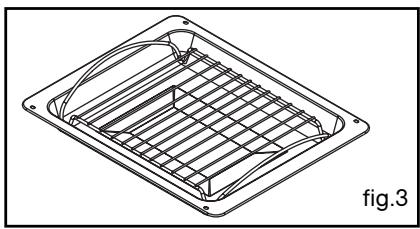 BRANDT FP667XS1 - Diepe schotel met rooster (special voor het braden) (fig.3) - 1
