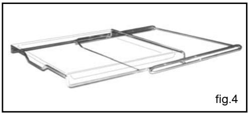 BRANDT KV373XE1 - - Removal of dishes using a sliding oven removal system fig.4 - 1