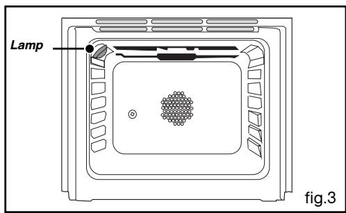BRANDT KV374XE1 - - REPLACING THE OVEN LAMP - 2