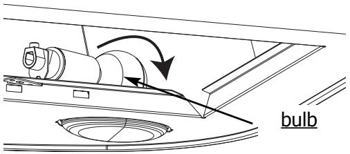 BRANDT TV399XF1 - - Changing the bulbs - 1