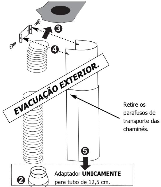 BRANDT TV399XF1 - Montagem do corpo do exaustor - 3