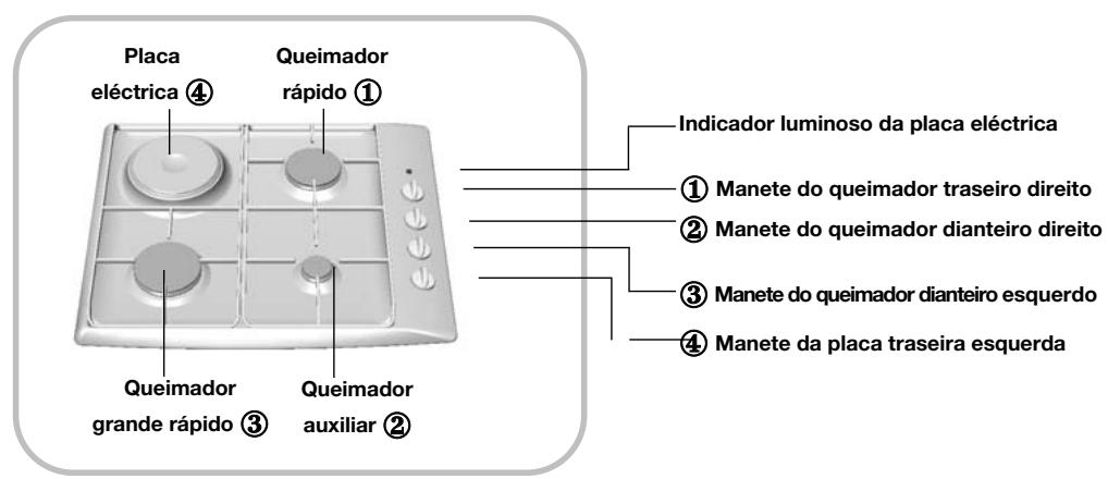 BRANDT TE613ES1 - Como se presenta a sua plac - 3