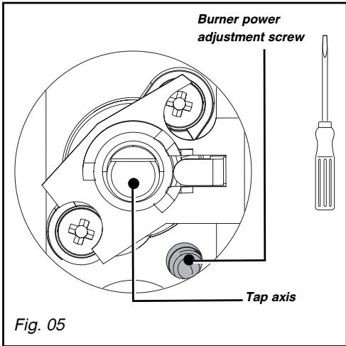 BRANDT TG600BS1 - - Switching from butane/propane gas to natural gas or to butane-air gas/propane-air gas - 3