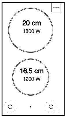 BRANDT TV611BT1 - DESCRIPTION OF THE TOP - 1