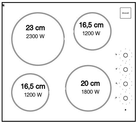 BRANDT TV611BT1 - DESCRIPTION DE VOTRE DESSUS - 2