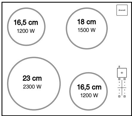 BRANDT TV623BT1 - DESCRIPTION DE VOTRE DESSUS - 1