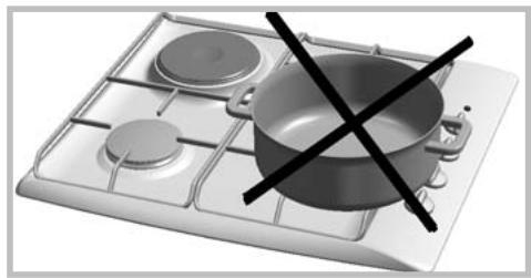 BRANDT TE214WS1 - Which pans are best adapted for use on the gas burner? - 3