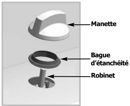 Manette Bague d'étanchéité Robinet