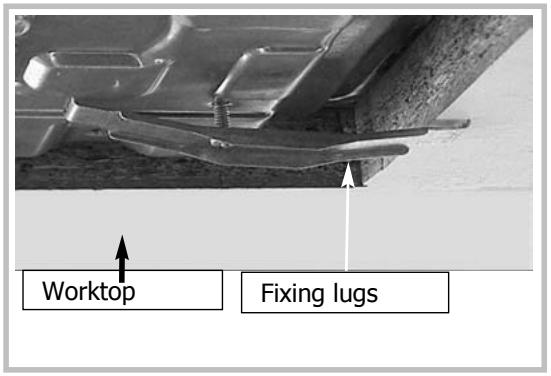 Worktop Fixing lugs