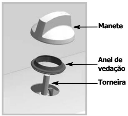 Manete Anel de vedação Torneira