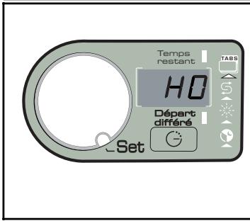 Temps restant H0 Départ différé Set TABS T5 S