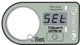 Temps restant SEL Départ différé Set TAGS 100% 100%