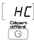 BRANDT DFH825 - Lancement d'un programme en "heures creuses - 1