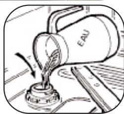 BRANDT VM400WE1 - ③ Fyldning af rummet til regenererende salt - 4