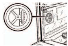 BRANDT VM400WE1 - ② - Afstellen met behulp van de cursor in de kuip - 1