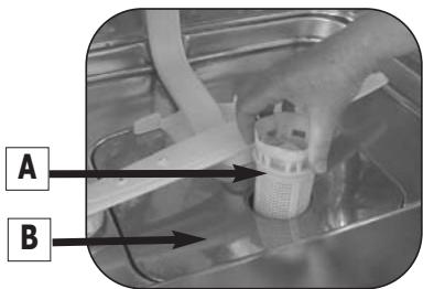 BRANDT VM400WE1 - Schoonmaken van de afvalfilters - 1