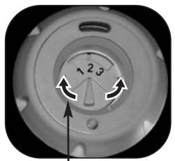 BRANDT VM400WE1 - ② Regulering af afspændingsmiddel (om nødvendigt) - 1