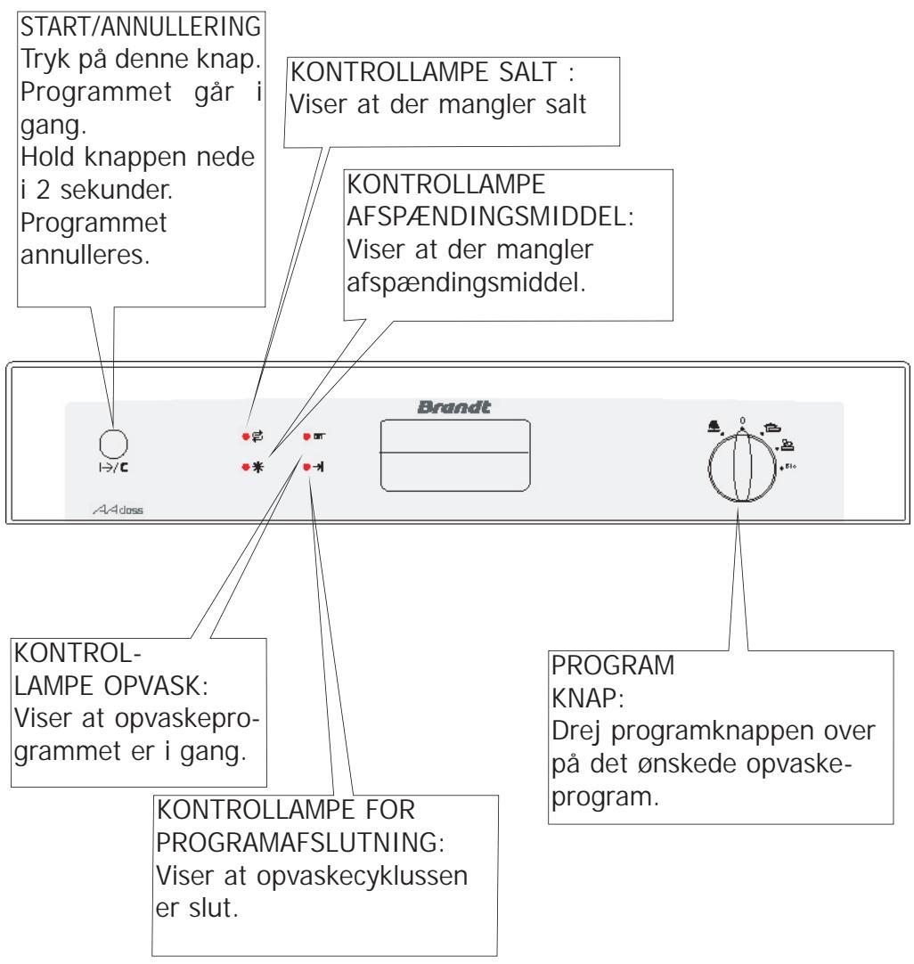BRANDT VM400WE1 - Præsentation af opvaskemaskinen - 1