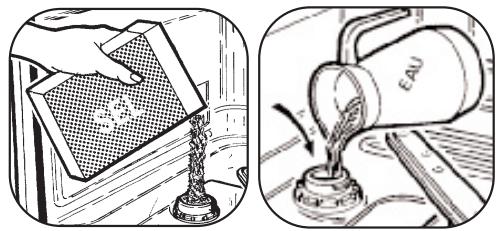 BRANDT VM400WE1 - Controles en in- en afstellingen die gedaan moeten worden voordat u de vaatwasser in gebruik neemt. - 3