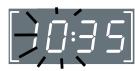 BRANDT DFH133, DFH 1125, DFH1025S, DFH133, DFH1132X - > Réglage de l'horloge (heure) - 1