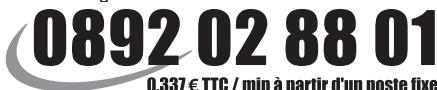 BRANDT DFH133, DFH 1125, DFH1025S, DFH133, DFH1132X - • RELATIONS CONSOMMATEURS - 1