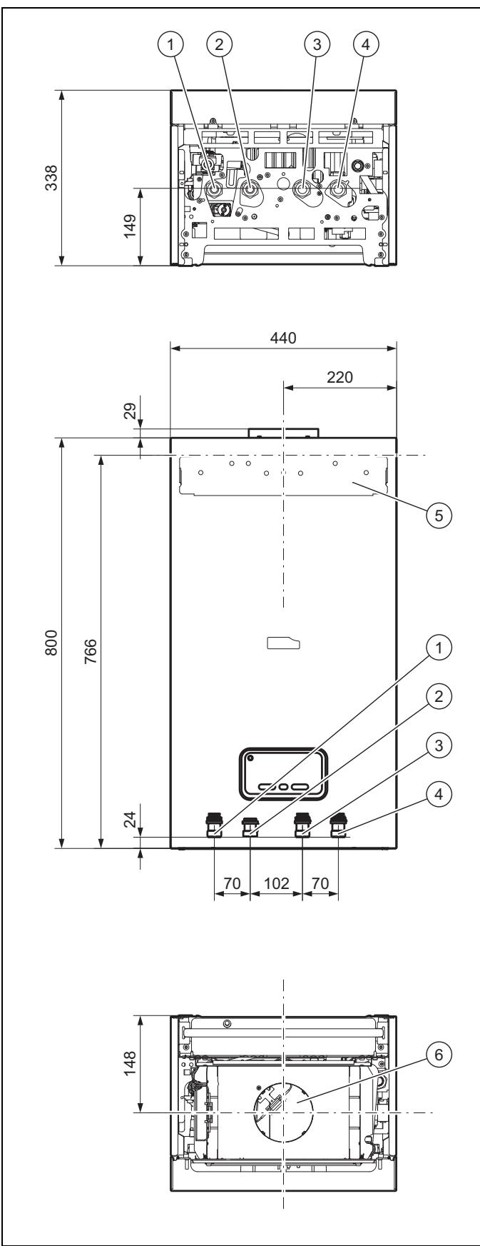 SAUNIER DUVAL THEMAFAST - Dimensions - 1