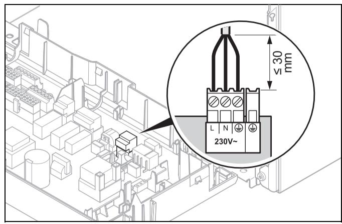 SAUNIER DUVAL THEMAFAST - Établissement de l'alimentation électrique - 1