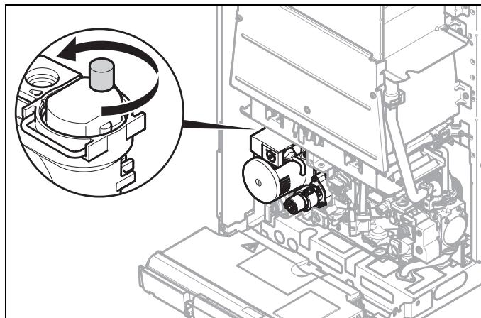SAUNIER DUVAL THEMAFAST - Remplissage de l'installation de chauffage - 1
