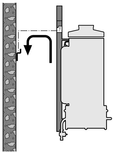 FRISQUET HYDROMOTRIX CF 32 KW - B) Accrocher la chaudière - 1