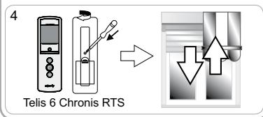 SOMFY TELIS 6 CHRONIS RTS - Association ou suppression des applications dans chaque canal - 3