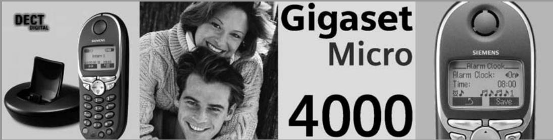 SIEMENS GIGASET 4000 MICRO - Be inspired - 1