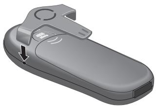SIEMENS GIGASET 4000 MICRO - Gürtelclip befestigen - 1