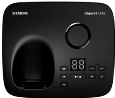 SIEMENS GIGASET C595 - Présentation de la base - 1