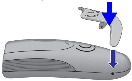 SIEMENS GIGASET 4015 COMFORT - Fixer le clip ceinture - 1