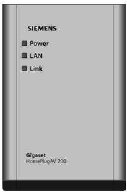 SIEMENS GIGASET HOMEPLUG AV 200 - Face avant - 1