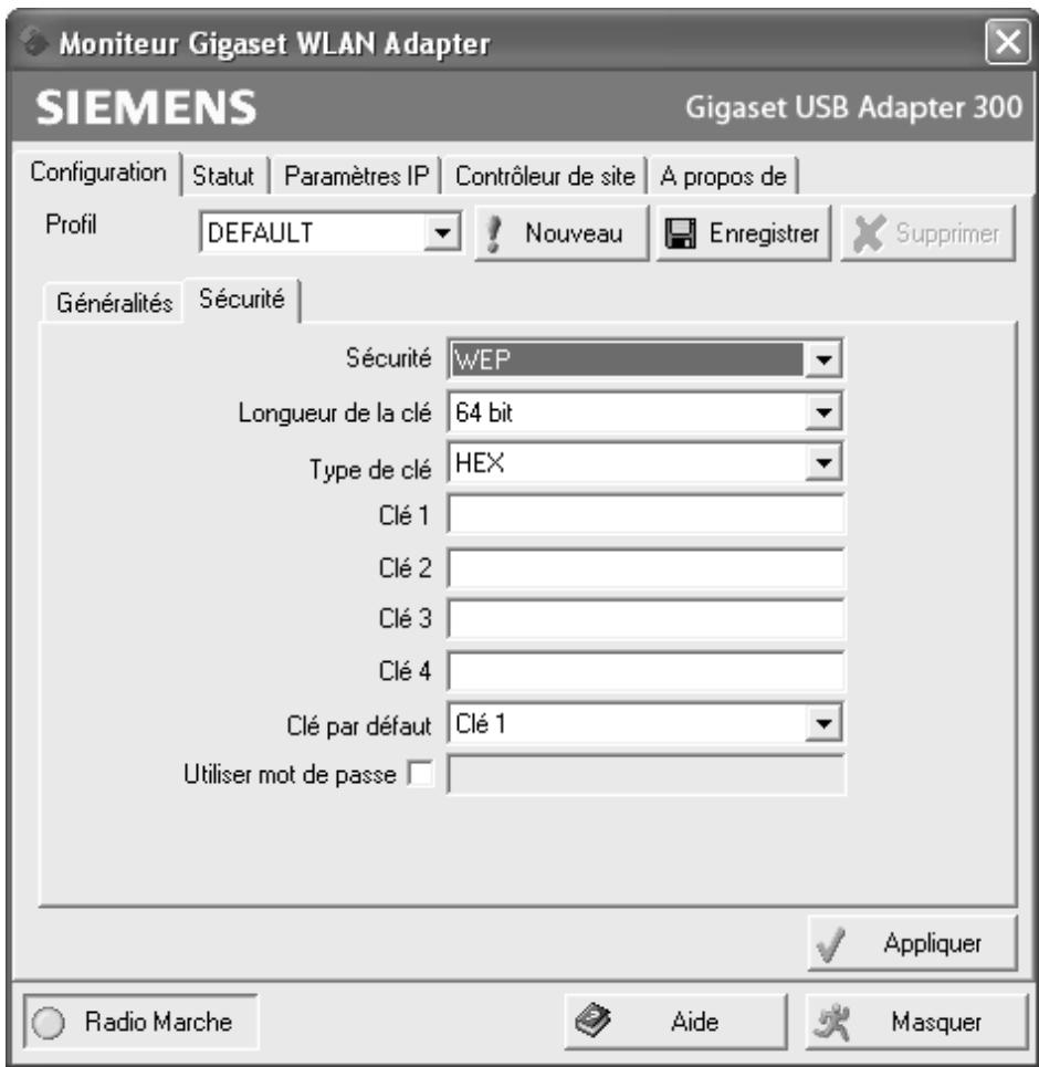 SIEMENS GIGASET USB ADAPTER 300 - WPA2 Ou WPA - 1
