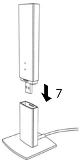 SIEMENS GIGASET USB ADAPTER 300 - Gigaset USB adapter 300 - utilisation avec le pied fourni - 3