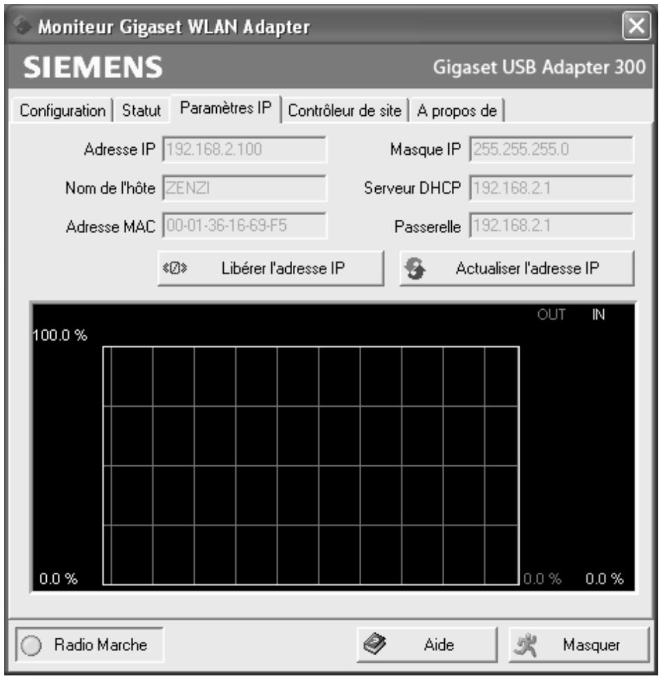 SIEMENS GIGASET USB ADAPTER 300 - Paramètres IP - 1