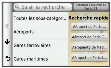 GARMIN DĒZL 760LMT - Recherche dans une catégorie - 1