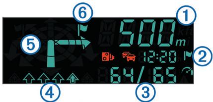 GARMIN HUD - Affichage pendant la navigation - 1