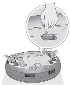 LG HOM-BOT VR1012W - Message sonore "Veuillez vérifier la brosse - 7