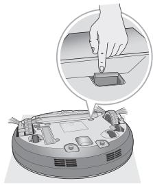 LG HOM-BOT VR1012W - Message sonore "Veuillez vérifier la brosse - 3